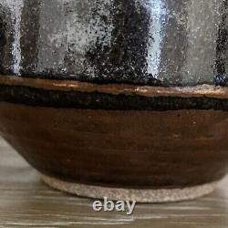 Vtg Abe Cohn Studio Art Pottery Weed Pot Vase Midcentury Modernist Wisc Abraham
