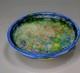 Vtg BARBARA CAVENDER Southern Pottery, Studio Art Ceramic Dish, Artist Signed