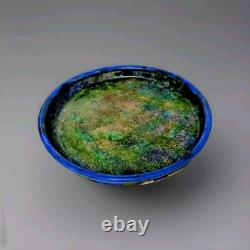 Vtg BARBARA CAVENDER Southern Pottery, Studio Art Ceramic Dish, Artist Signed
