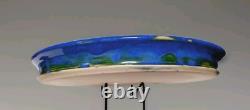 Vtg BARBARA CAVENDER Southern Pottery, Studio Art Ceramic Dish, Artist Signed