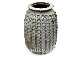 Vtg California Studio Art Pottery by James Morris Cotter Large 13.5 Vase