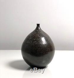 Vtg Clyde Burt Studio Pottery Ceramic Weed Pot Vase Mid Century Modern Cranbrook