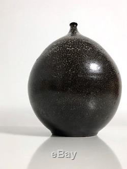 Vtg Clyde Burt Studio Pottery Ceramic Weed Pot Vase Mid Century Modern Cranbrook