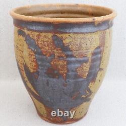 Vtg Early Utah Montana Andrew Andy Watson 1972 Studio Pottery Plant Pot Vase 9