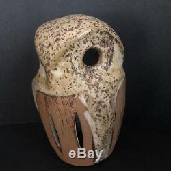 Vtg Edna Arnow Studio Pottery Owl Handcrafted Rare MID Century Art, Eames, MCM