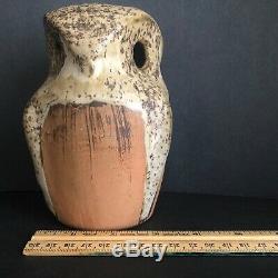 Vtg Edna Arnow Studio Pottery Owl Handcrafted Rare MID Century Art, Eames, MCM