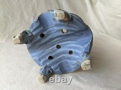 Vtg Elmer Taylor Studio Pottery Handmade Stoneware Footed Vase / Brush Pot