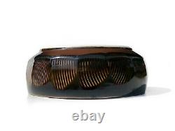 Vtg Gerry Williams Studio Pottery Honeycomb Bowl MCM New Hampshire