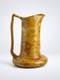 Vtg Hand Thrown Studio Art Pottery Brutalist Drip Browns Yellows Rare Odd EUC
