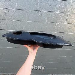 Vtg Ikebana Vase Studio Pottery Suiban Black Craig Easter Vtg XL 20in AS IS
