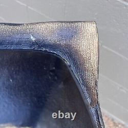 Vtg Ikebana Vase Studio Pottery Suiban Black Craig Easter Vtg XL 20in AS IS