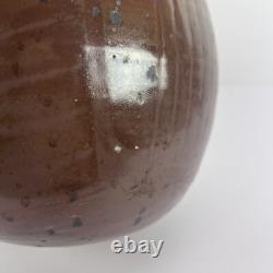 Vtg John McDowell Studio Pottery Vase 9in