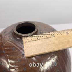 Vtg John McDowell Studio Pottery Vase 9in