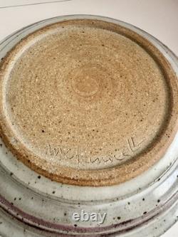 Vtg MCM James & Nan McKinnell Studio Art Pottery Platter
