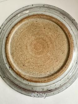 Vtg MCM James & Nan McKinnell Studio Art Pottery Platter
