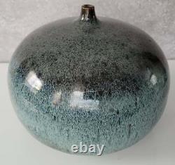 Vtg MCM R. Richard Tuck Studio Pottery Weed Vessel Vase Clyde Burt FREE US SHIP