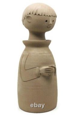 Vtg MCM Rosemary Taylor Pottery Monk Signed
