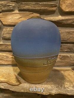 Vtg Marianne Cole Studio Pottery Desert Landscape Vase Australian Outback Series