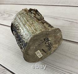 Vtg Maurice Grossman Studio Pottery Vase Tucson MCM Abstract Funky Rare Unique