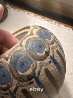 Vtg Mid Century 1965 Studio Pottery Covered Canister Master Potter Robb Wilson