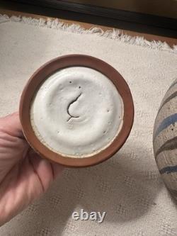 Vtg Mid Century 1965 Studio Pottery Covered Canister Master Potter Robb Wilson
