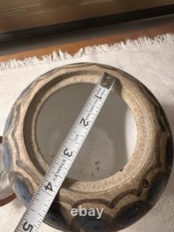 Vtg Mid Century 1965 Studio Pottery Covered Canister Master Potter Robb Wilson