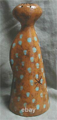 Vtg. Mid-Century Modern Edmund Ronaky JARU Studio Art Pottery Abstract Figure