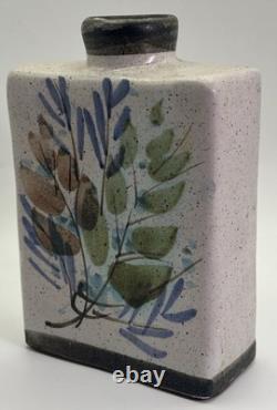 Vtg Mid Century Modern Signed Studio Art Pottery 6 Stoneware Vase