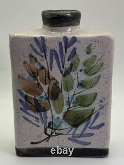 Vtg Mid Century Modern Signed Studio Art Pottery 6 Stoneware Vase