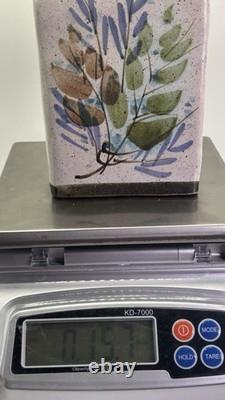 Vtg Mid Century Modern Signed Studio Art Pottery 6 Stoneware Vase