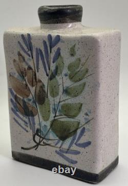 Vtg Mid Century Modern Signed Studio Art Pottery 6 Stoneware Vase