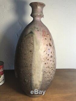 Vtg Mid Century Thomas Fetter Stoneware Studio Pottery LARGE 15 1960s