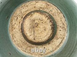 Vtg Modernist Studio Art Pottery Bowl Mid Century Modern Signed Eames Era