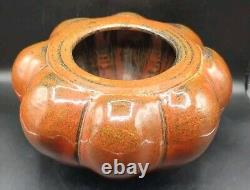 Vtg Molly Pitkin Studio Art Pottery Vessel Planter Signed