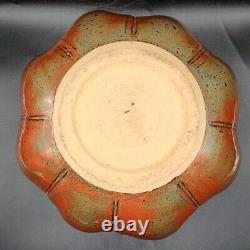 Vtg Molly Pitkin Studio Art Pottery Vessel Planter Signed