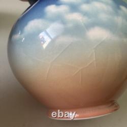 Vtg Pye In The Skye Pottery 5.5dusk Vase Planter #44 1996 Crazing