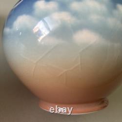 Vtg Pye In The Skye Pottery 5.5dusk Vase Planter #44 1996 Crazing