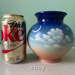 Vtg Pye In The Skye Pottery 5.5dusk Vase Planter #44 1996 Crazing