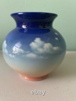 Vtg Pye In The Skye Pottery 5.5dusk Vase Planter #44 1996 Crazing