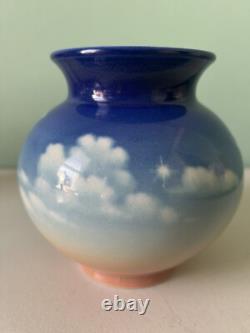 Vtg Pye In The Skye Pottery 5.5dusk Vase Planter #44 1996 Crazing