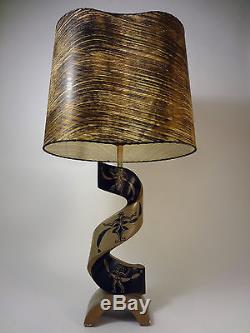 Vtg RETRO Mcm 1950s EAMES Majestic Era FAIP Art Studio POTTERY Atomic Table LAMP