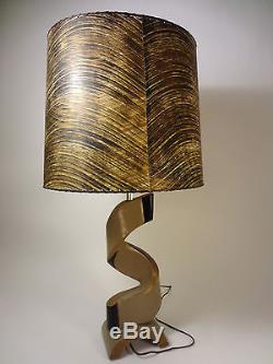 Vtg RETRO Mcm 1950s EAMES Majestic Era FAIP Art Studio POTTERY Atomic Table LAMP