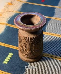 Vtg ROBERT MAXWELL Studio Pottery Vase #444 Earthgender Cressey AP era 70s