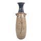 Vtg Richard Dick Lien Studio Pottery Vase Blue Glazed Neck Dual Handles 14