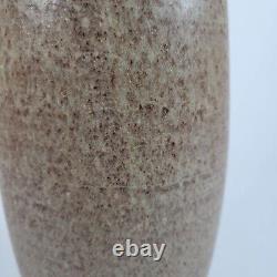 Vtg Richard Dick Lien Studio Pottery Vase Blue Glazed Neck Dual Handles 14