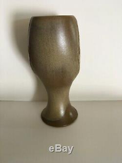 Vtg Robert Maxwell Modernist Mid Century Studio Art Pottery Candle Holder