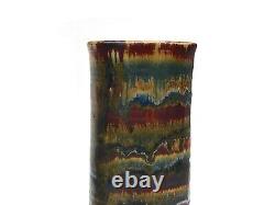 Vtg Robert Sperry 12 Vase 1961 Mid Century Modern Studio Pottery Crawling Glaze