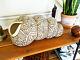 Vtg Roy Hamilton for Saks 5th Avenue Biomorphic Cornucopia Snail Pottery Shell