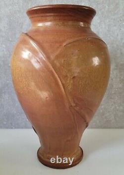 Vtg Sample Test Drip Glaze Pewabic Detroit Art Studio Pottery 9 Vase FREEUSHIP