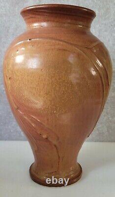 Vtg Sample Test Drip Glaze Pewabic Detroit Art Studio Pottery 9 Vase FREEUSHIP